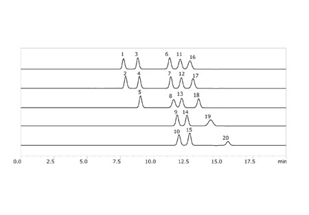 Chromatographic Separation of Various Sugars