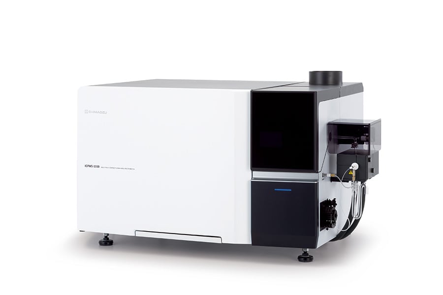 Image of products: ICPMS-2050 inductively coupled plasma mass spectrometer and AS-20 autosampler