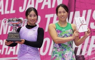 Shimadzu All Japan Indoor Tennis Championships Shimadzu’s Players Finish Runner-Up 
