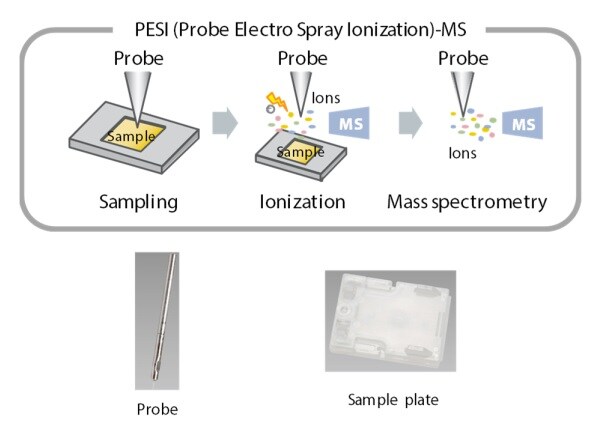 Principle of Probe Electrospray Ionization Method