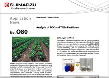Analysis of TOC and TN in Fertilizers 