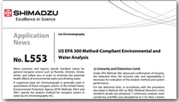 US EPA 300 Method-Compliant Environmental and Water Analysis