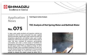 TOC Analysis of Hot Spring Water and Bathtub Water