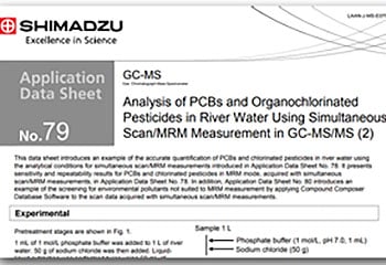 Analysis of PCBs and Organochlorinated Pesticides in River Water Using Simultaneous Scan/MRM Measurement in GC-MS/MS (2)