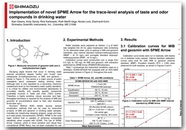 Implementation of Novel SPME Arrow for the Trace-Level Analysis of Taste and Odor Compounds in Drinking Water