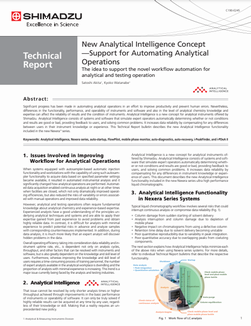 New Analytical Intelligence Concept - Support for Automating Analytical Operations