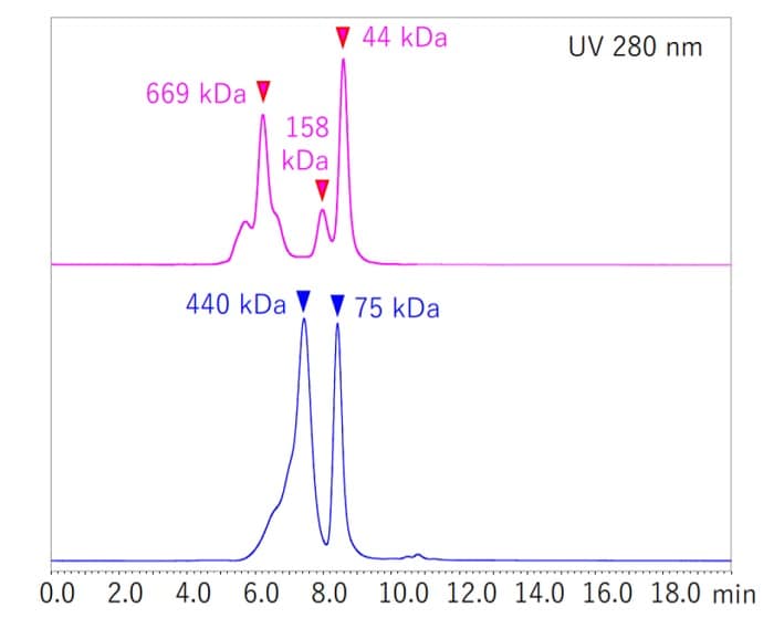 Chromatograms of Water-Soluble Polymer Standard Solution