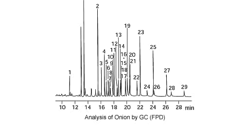 Analysis of Onion by GC (FPD)