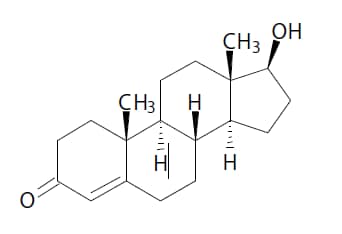 Fig. 1 Structural Formula of Testosterone
