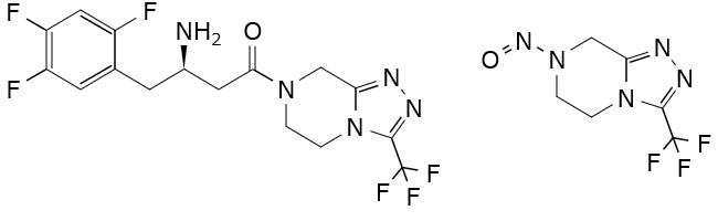 Structures of Sitagliptin(left) and NTTP (right)