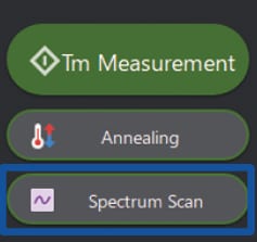 measuring sample spectrum