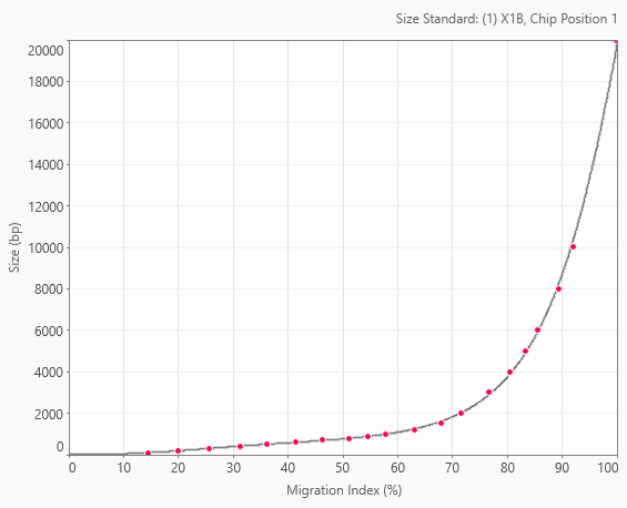Size Calibration Curve