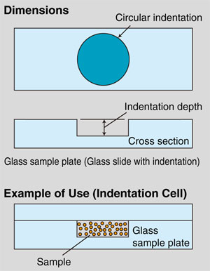 Fig. 4 Glass Slide with Indentation