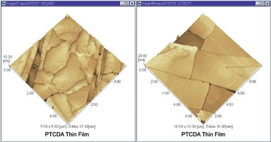 Observation of PTCDA Thin Film