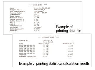 Example of  printing data file/Example of  printing data file