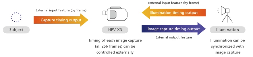 External Input/Output Functionality for Synchronized Image Capture