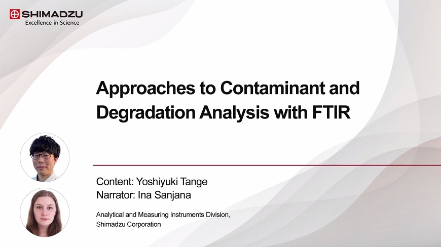 Approaches to Contaminant and Degradation Analysis with FTIR