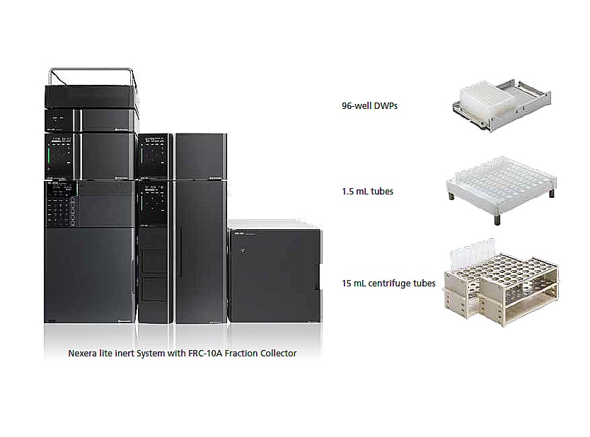 Target Compounds Recovered with a Fraction Collector for the Next Analysis Step