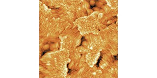Observation of the shape of ITO thin films