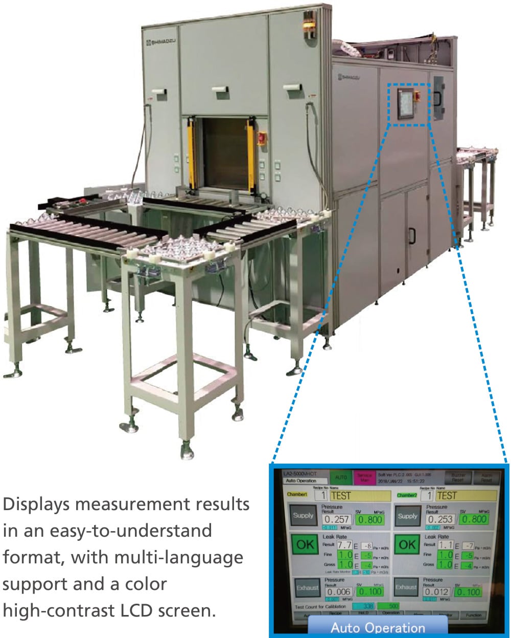 Leak Inspection Technology Shimadzu Measuring Systems for Automotive