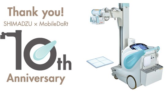 Shimadzu MobileDaRt milestone for ten years