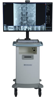 The 43” large monitor