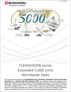 FLEXAVISION series Exceeded 5,000 units Worldwide Sales
