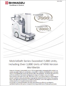 MobileDaRt Series Exceeded 7,000 Units, Including Over 3,000 Units of MX8 Version Worldwide