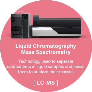 Liquid Chromatography Mass Spectrometry:Technology used to separate components in liquid samples and ionize them to analyze their masses[LC-MS]