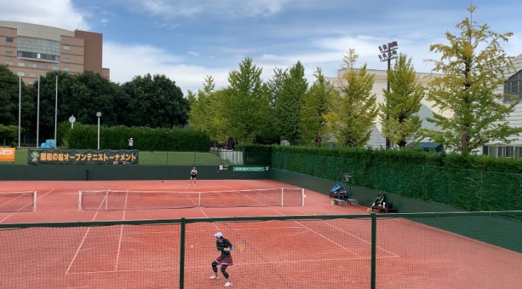 Semifinal de individuales del Torneo Abierto de Tenis Showa-no-Mori de octubre