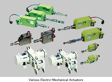 Various Electro-Mechanical Actuators