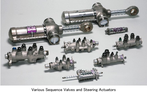 Various Sequence Valves and Steering Actuators