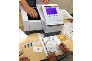 Analysis using an instrument (*2)