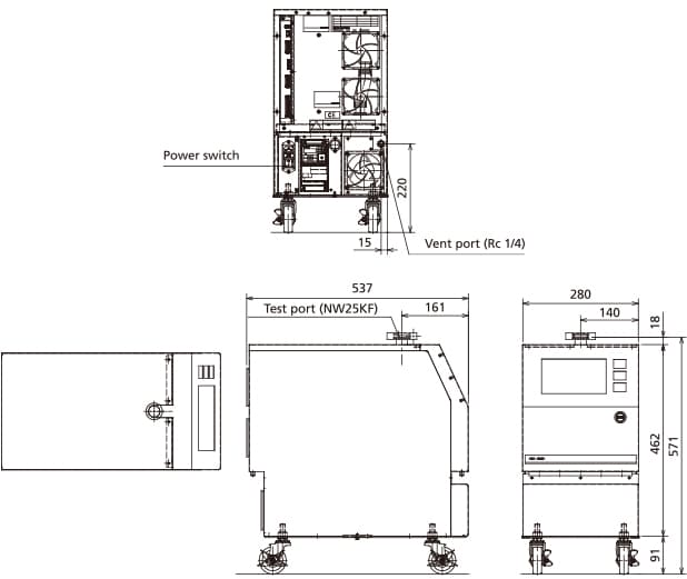 MSE-2601 External Dimension Diagram
