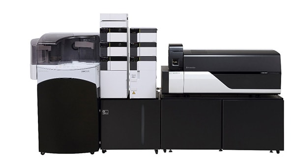 Photo: C2MAP System Configured with a C2MAP-2030 Automatic Pretreatment System and an LC-MS/MS System for Verification Testing