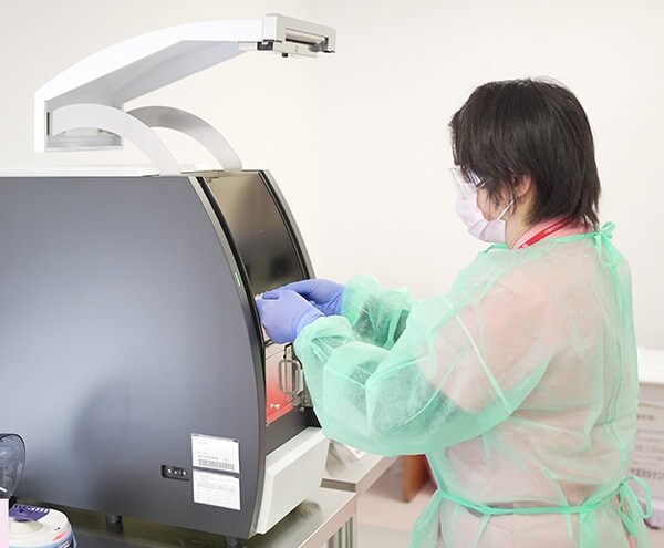 PCR Testing Room Established in the Health Center at Shimadzu