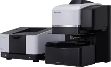Product Photo: AIRsight Infrared Raman Microscope with IRXross Fourier Transform Infrared Spectrophotometer Connected