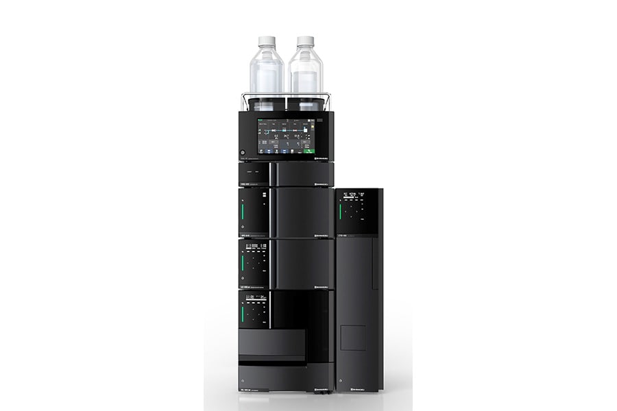 The Nexera Series Liquid Chromatograph in which the Cellulose Fiber Reinforced Flame Resistant Composite Resin has been Adopted in the Configuration Units