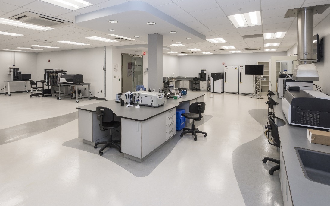 the R&D Center laboratories