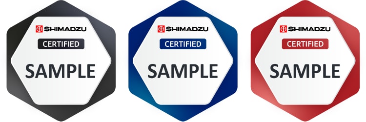 Sample: Badges differ by the type of qualification and level of difficulty