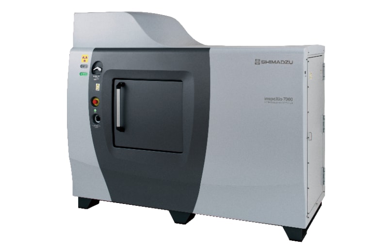 Photographie du produit : Système de tomodensitométrie à rayons X Microfocus inspeXio 7000