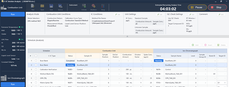 Screenshot: C-IC Solution Software
