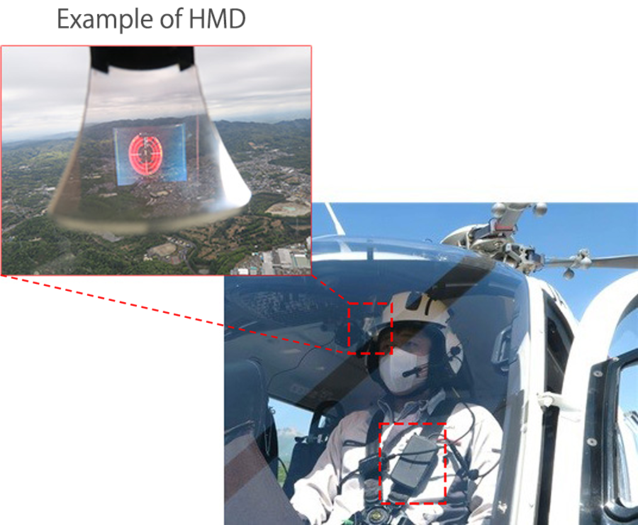 Photo: Crew member using the HeROSS (for illustration purpose)