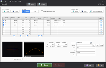 Automatic Measurements Thanks to Special Software