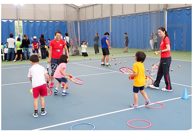 Tennis Workshop by Shimadzu Tennis Team Members