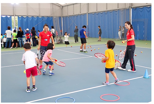 Tennis Workshop by Shimadzu Tennis Team Members