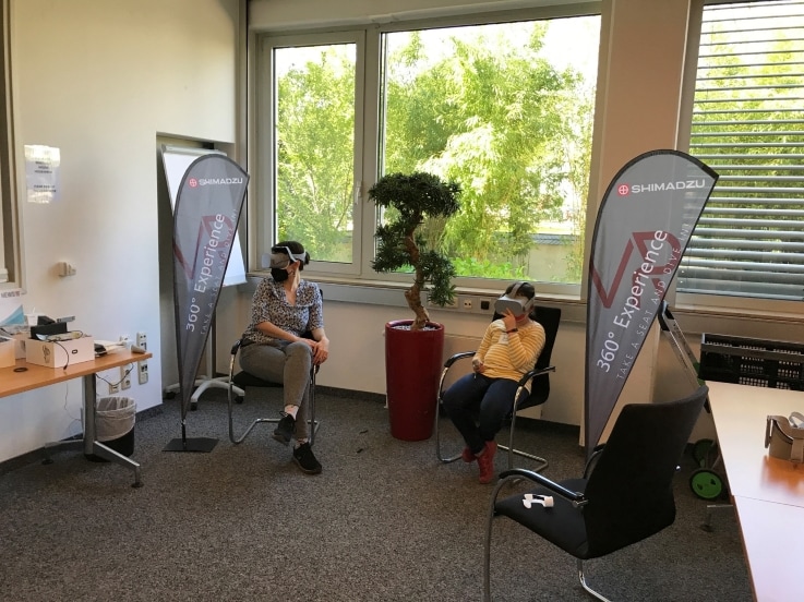 Los participantes disfrutaron usando gafas VR