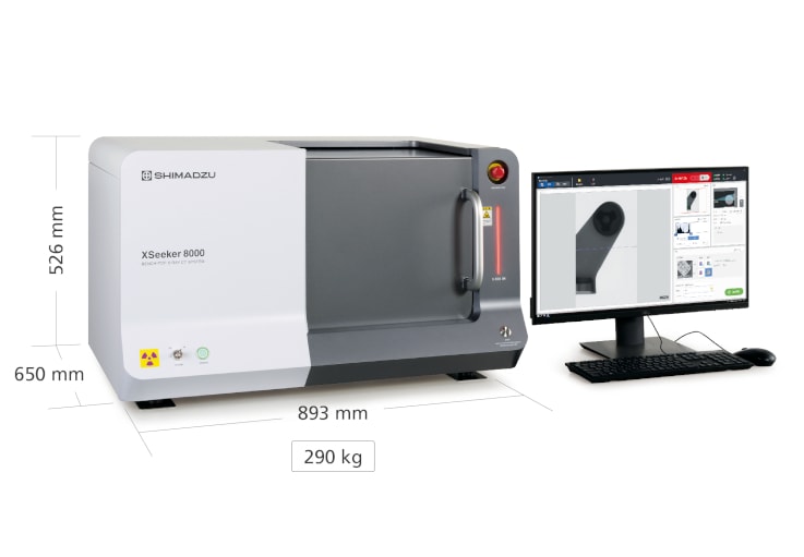 Sistema de tomografía computarizada de rayos X de microfoco XSeeker 8000