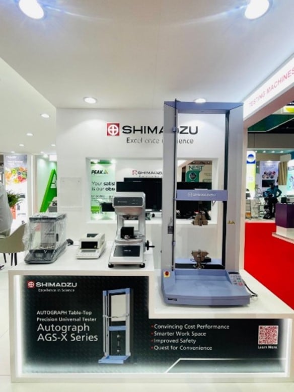 Autograph AGS-X Series Table-TOP Precision Universal Tester was also showcased.