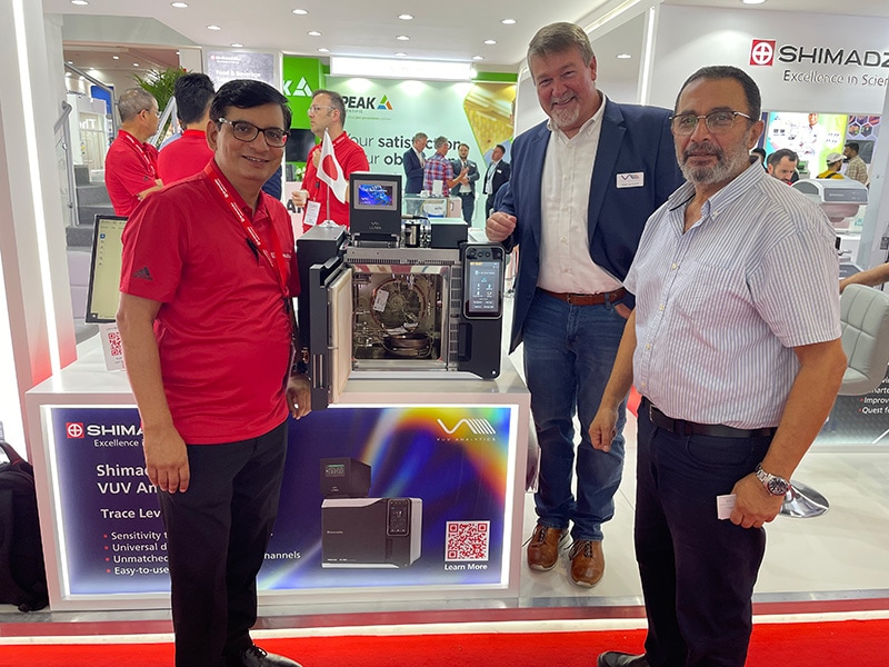 Shimadzu had one of the biggest booths at the show.